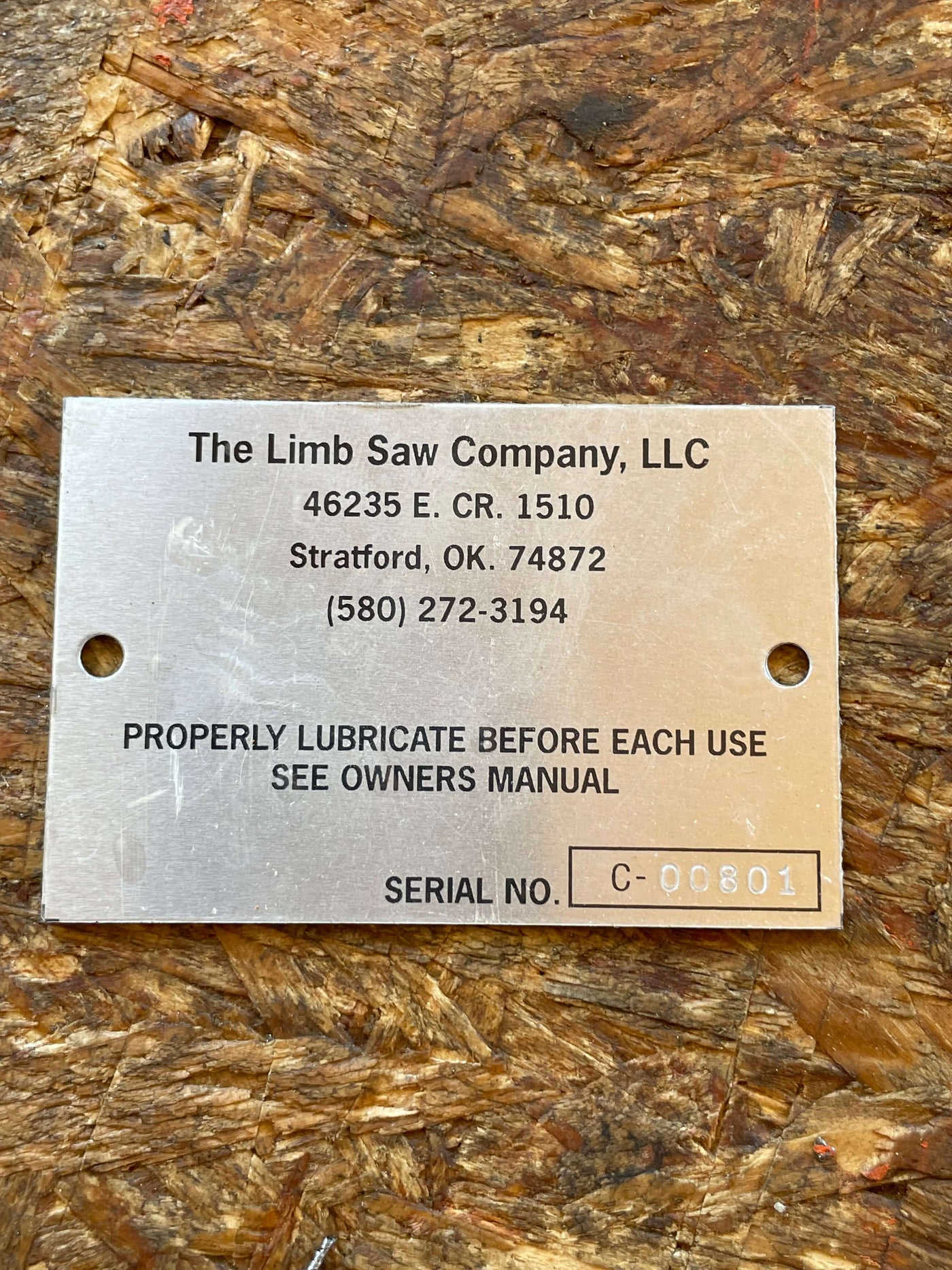 LSC Serial Plate
