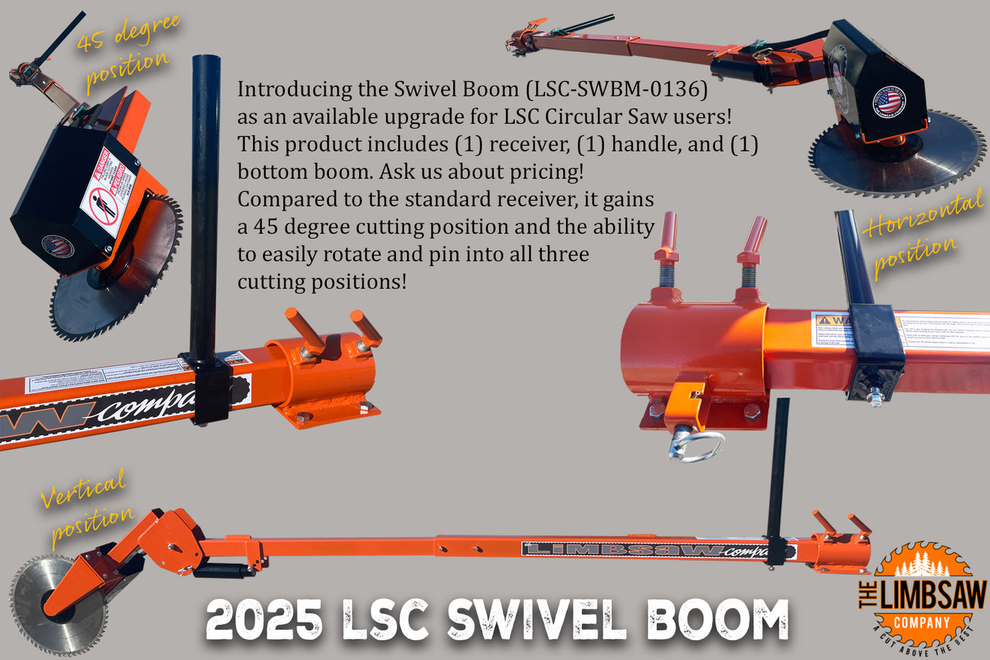 Swivel Boom Upgrade For LSC Circular Saw